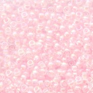 Miyuki seed beads 11/0 - Pink lined crystal ab 11-272